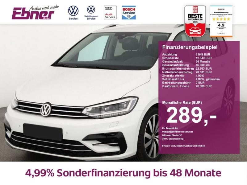 VW  Touran R-LINE 1.5TSI 150PS LED+NAVI-APP+SITZHZG+,