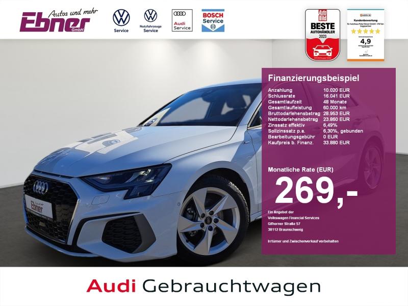 AUDI  A3 Sportback S-LINE 35TFSI S-TRONIC LEDER+NAVI+L,