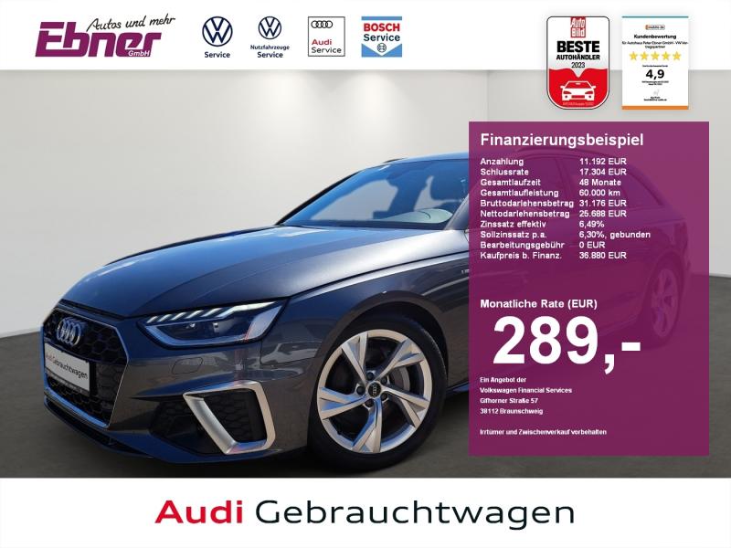 AUDI  A4 Avant S-LINE 40TFSI S-TRONIC AHK+MATRIX+NAVI+,