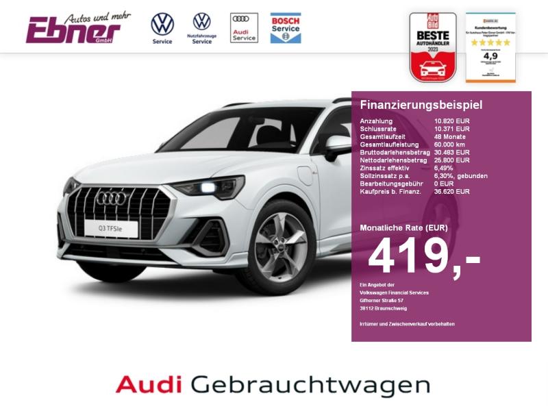 AUDI  Q3 S-LINE 45tFSI e 245PS PHEV ACC+KAMERA+KEYLESS,