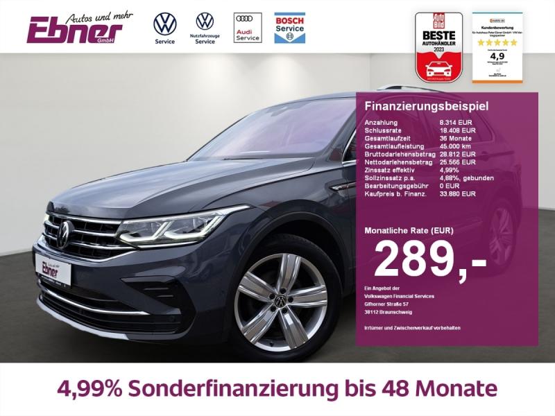 VW  Tiguan ELEGANCE TDI 4MOTION DSG AHK+KAMERA+STAND,