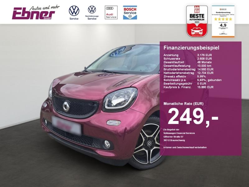 SMART  forfour PASSION FALTDACH+KAMERA+SITZHZG+ALU!,